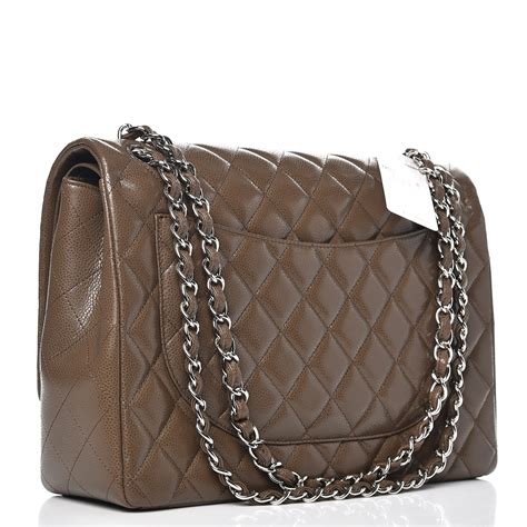 chanel quilted caviar